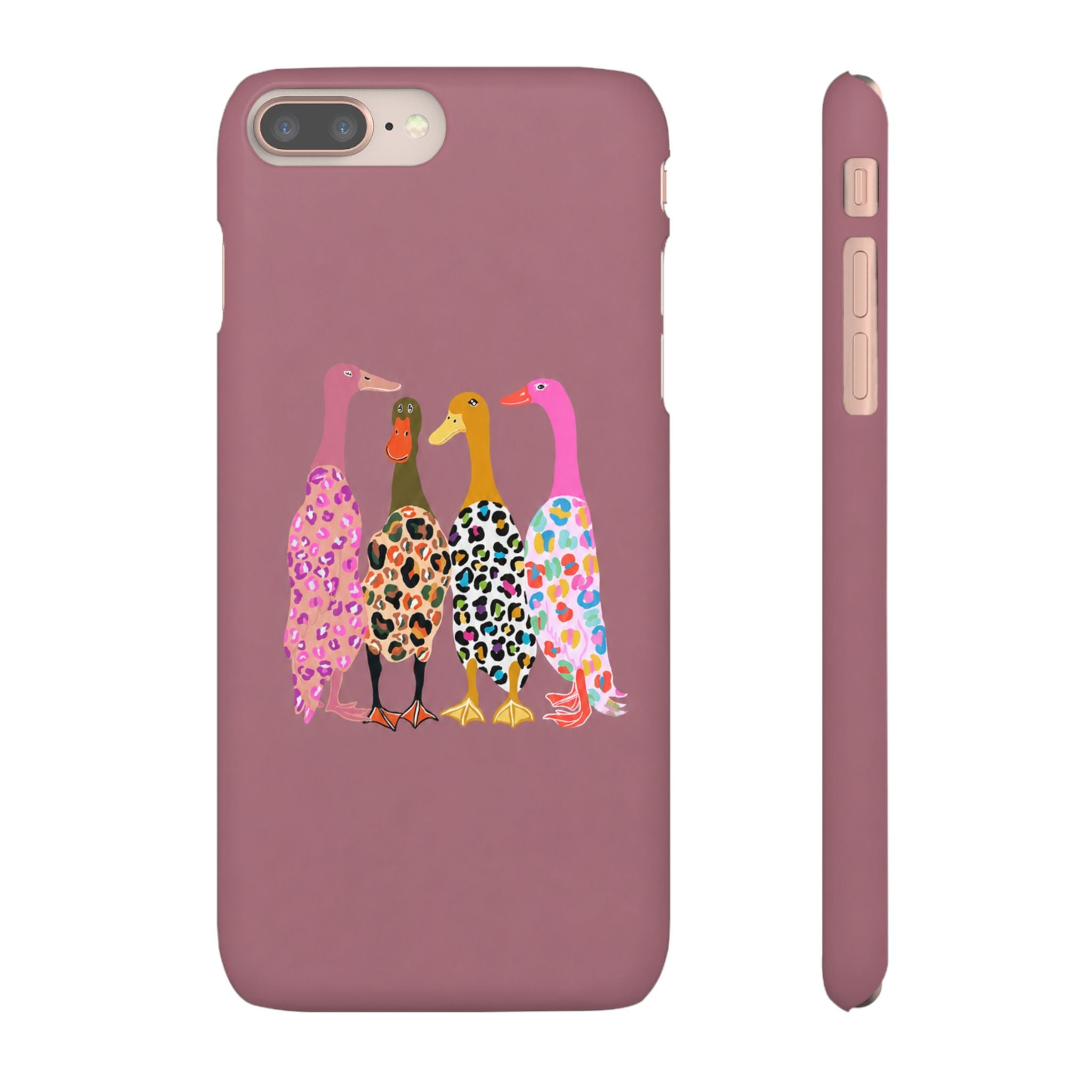 Colorful Leopard Ducks Phone Case