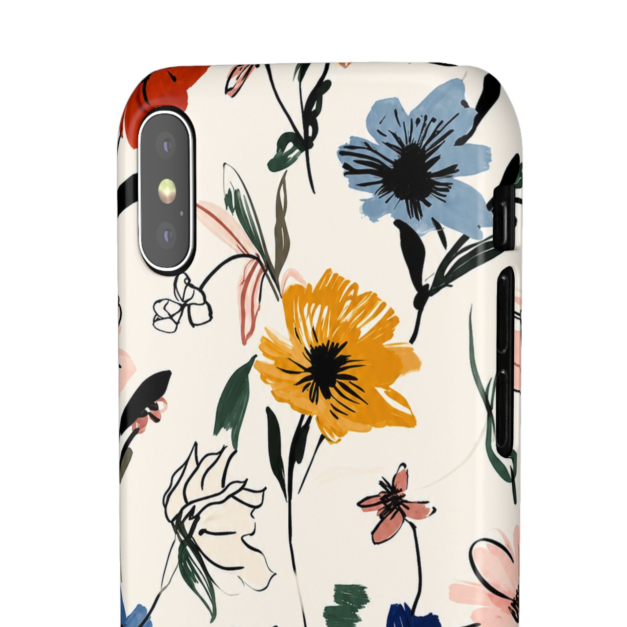 Wildflower Sketch Phone Case