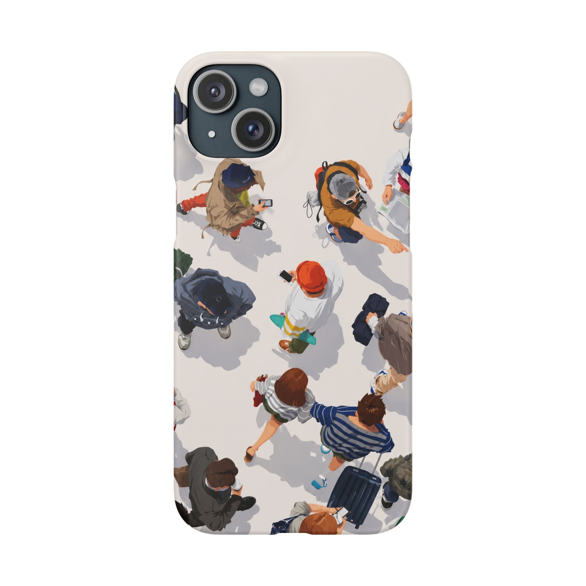 City Crowd Aesthetic Phone Case