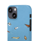Swimming Dogs Phone Case