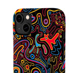 Neon Maze Phone Case