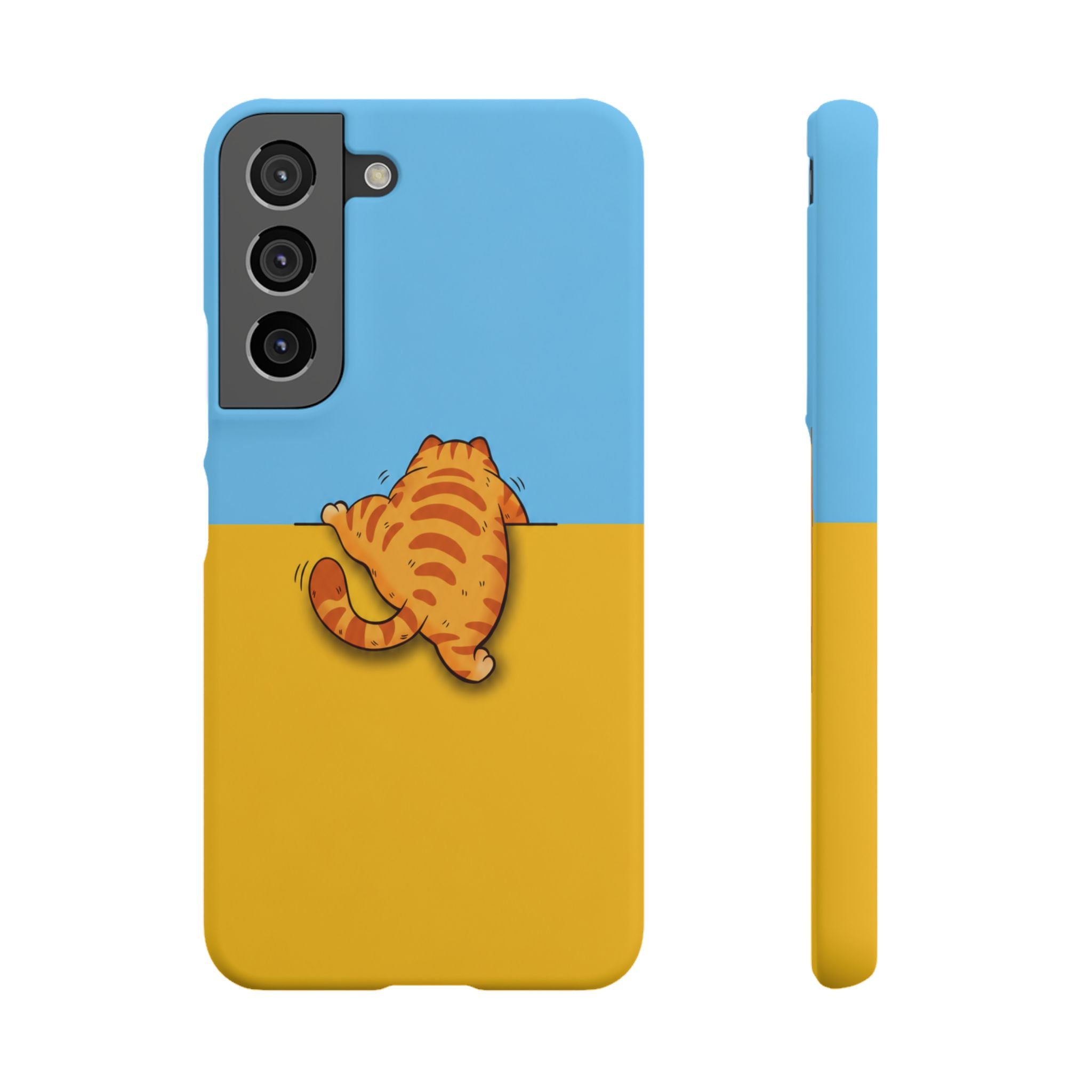 Peekaboo Orange Cat Phone Case