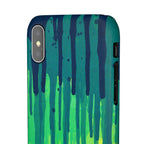 Liquid Emerald – Abstract Drip Phone Case