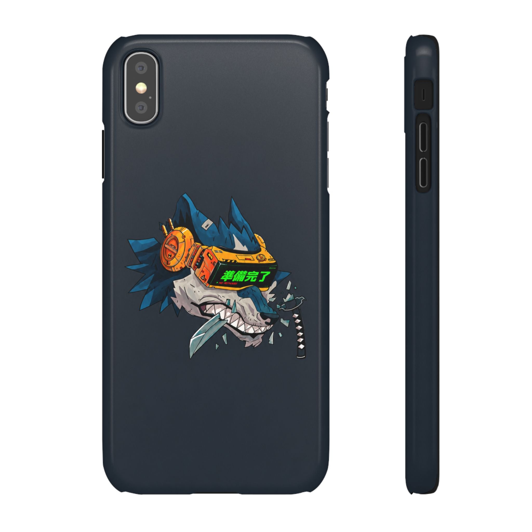 Cyberpunk Wolf Phone Case