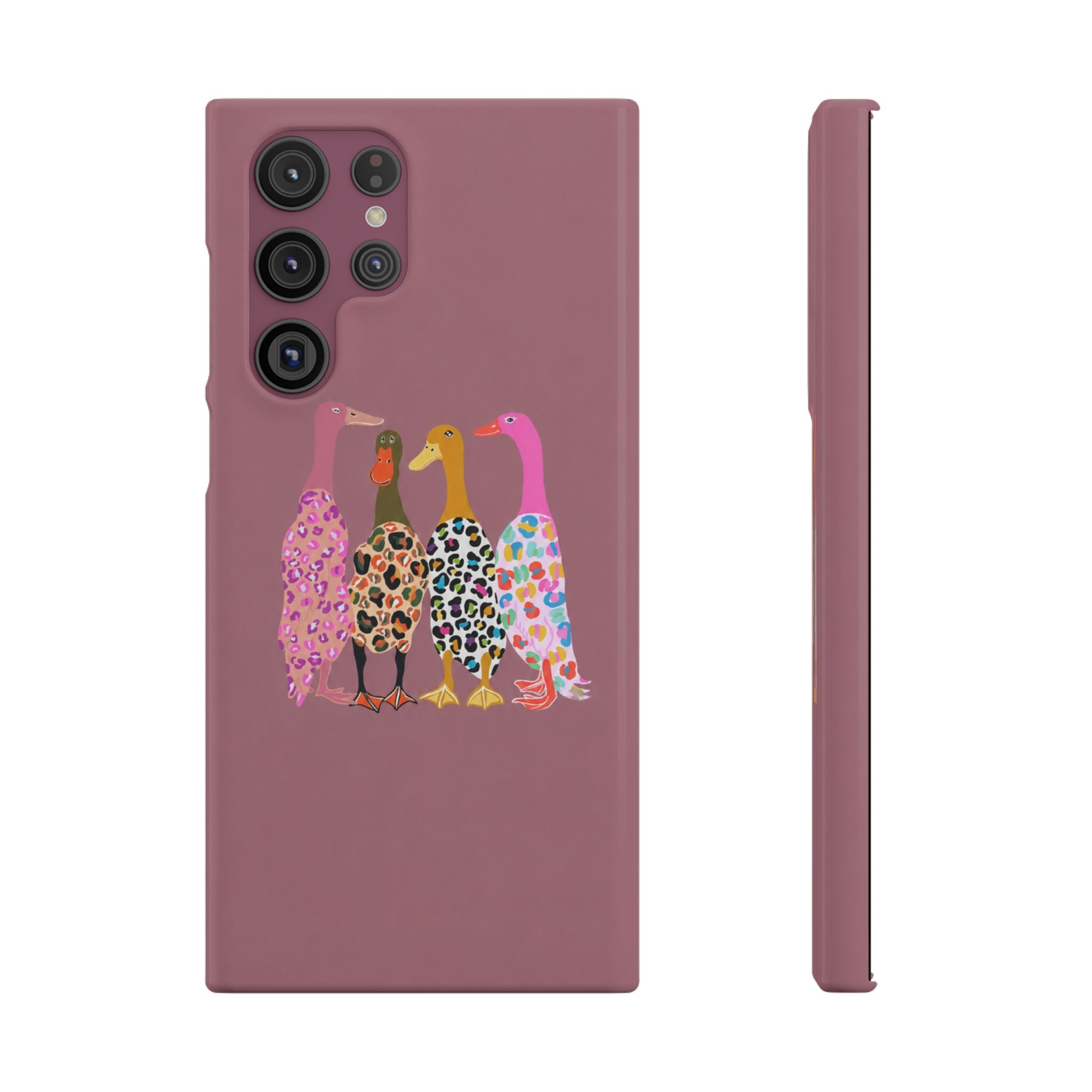 Colorful Leopard Ducks Phone Case