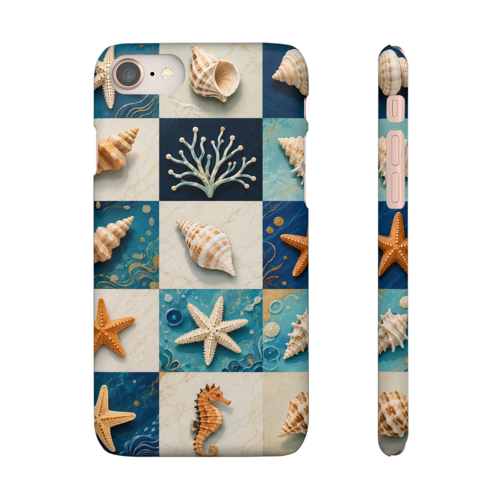 Coastal Seashell Mosaic Phone Case
