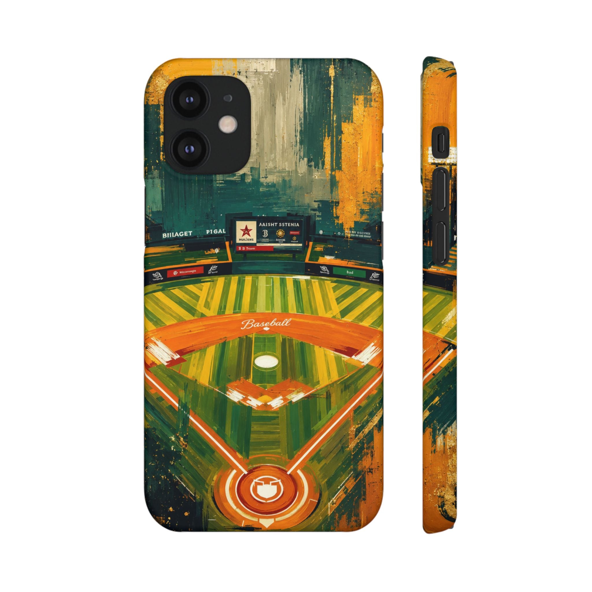 Abstract Baseball Stadium Phone Case