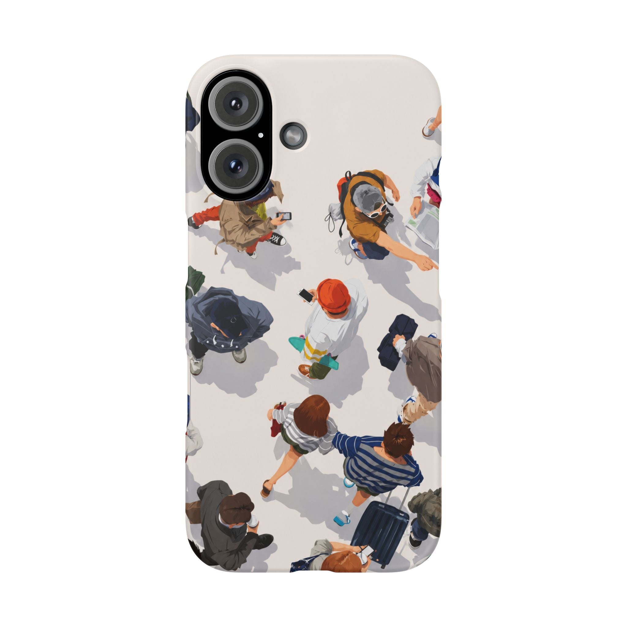 City Crowd Aesthetic Phone Case
