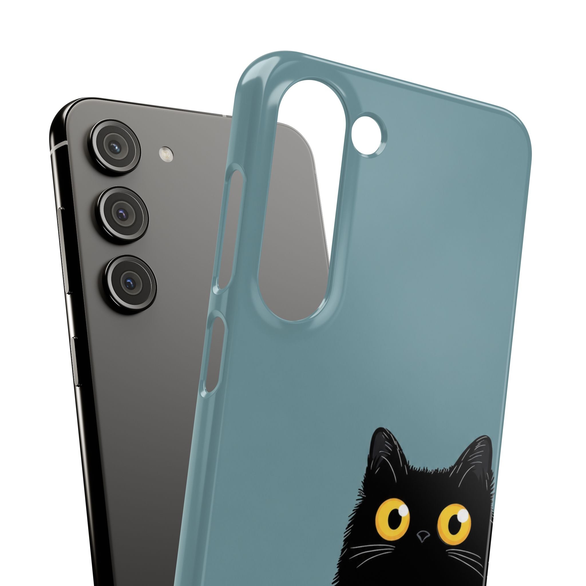 Cute Black Cat Phone Case