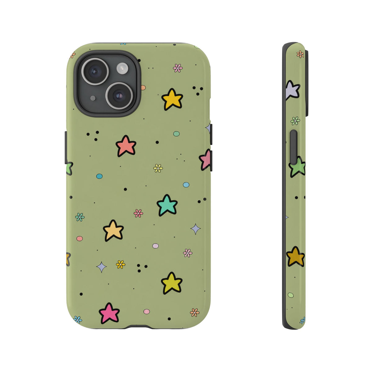 Cosmic Star Doodle Phone Case