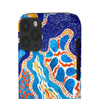 Abstract Blue Pattern Phone Case