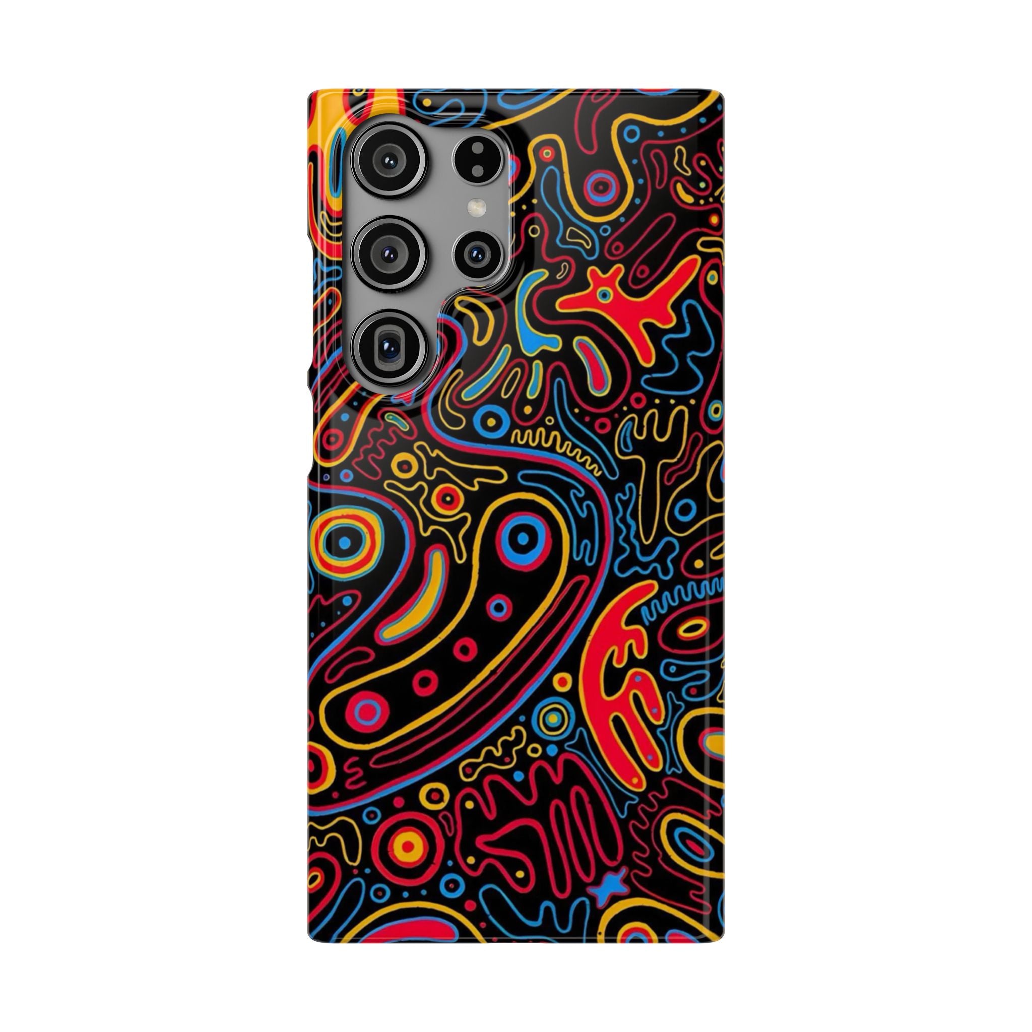 Neon Maze Phone Case