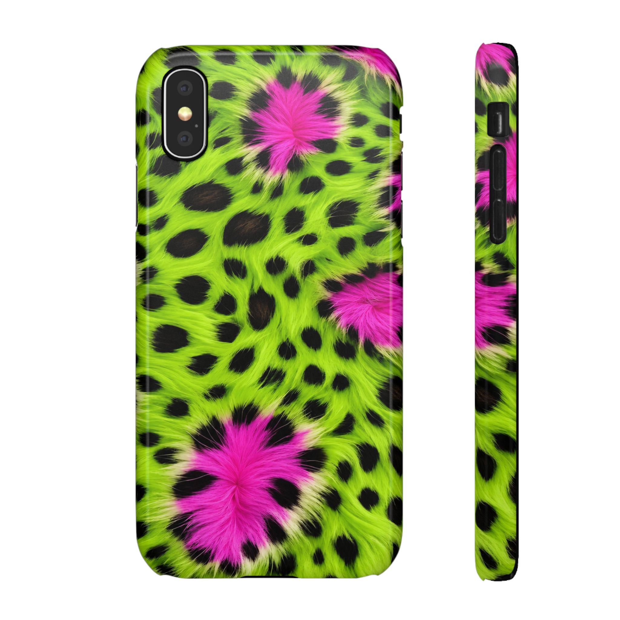 Neon Leopard Phone Case