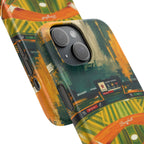 Abstract Baseball Stadium Phone Case