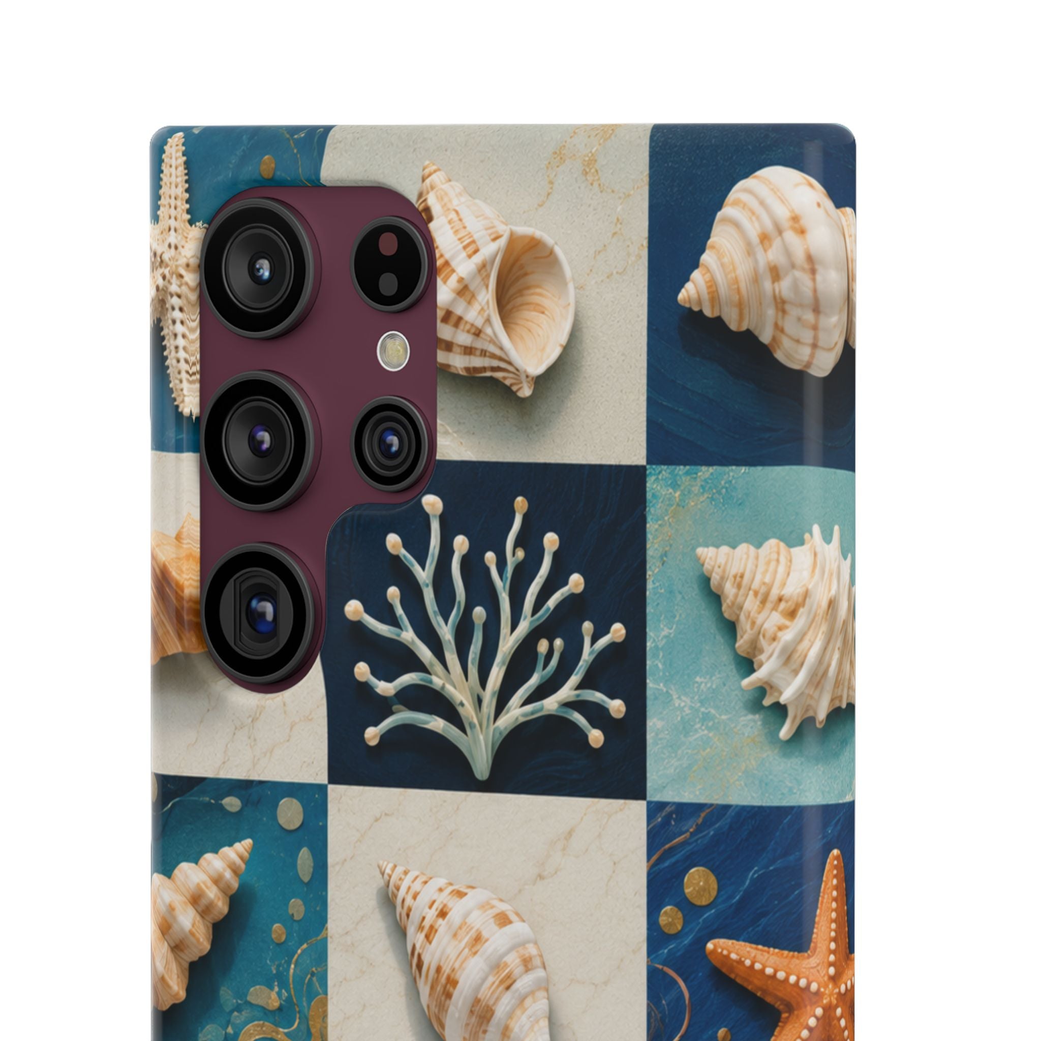 Coastal Seashell Mosaic Phone Case