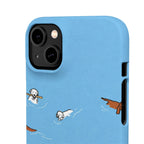 Swimming Dogs Phone Case