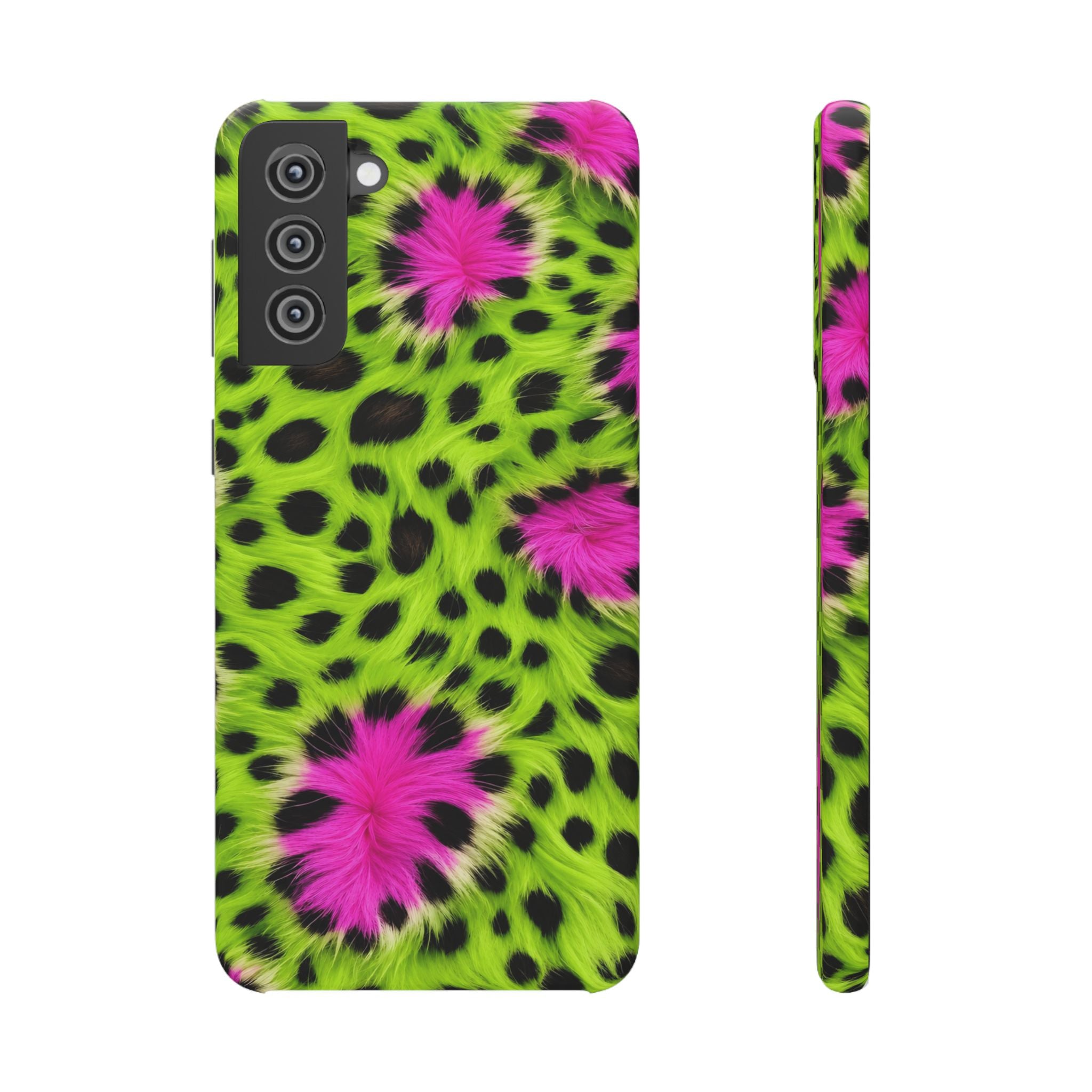 Neon Leopard Phone Case