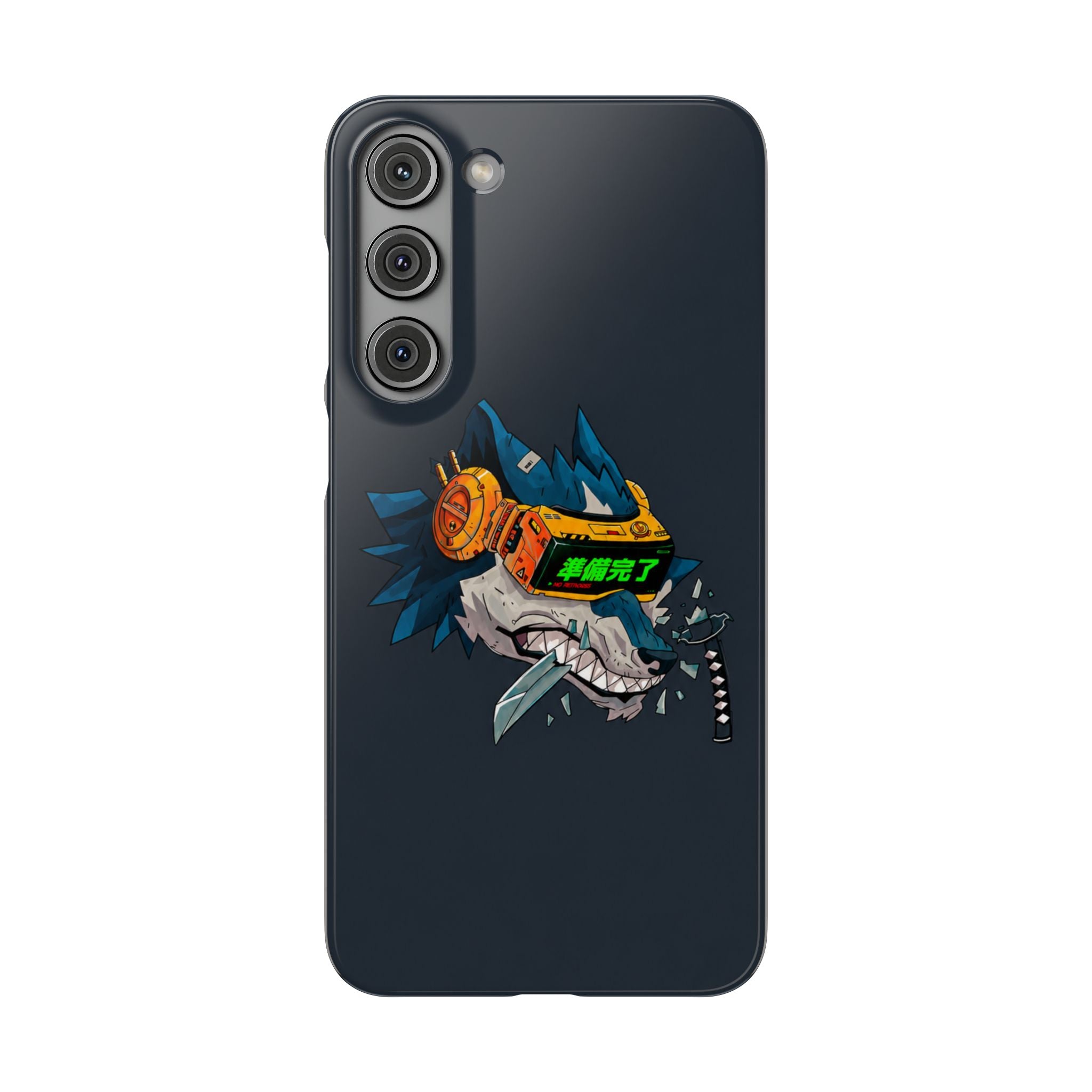 Cyberpunk Wolf Phone Case