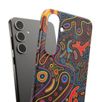 Neon Maze Phone Case