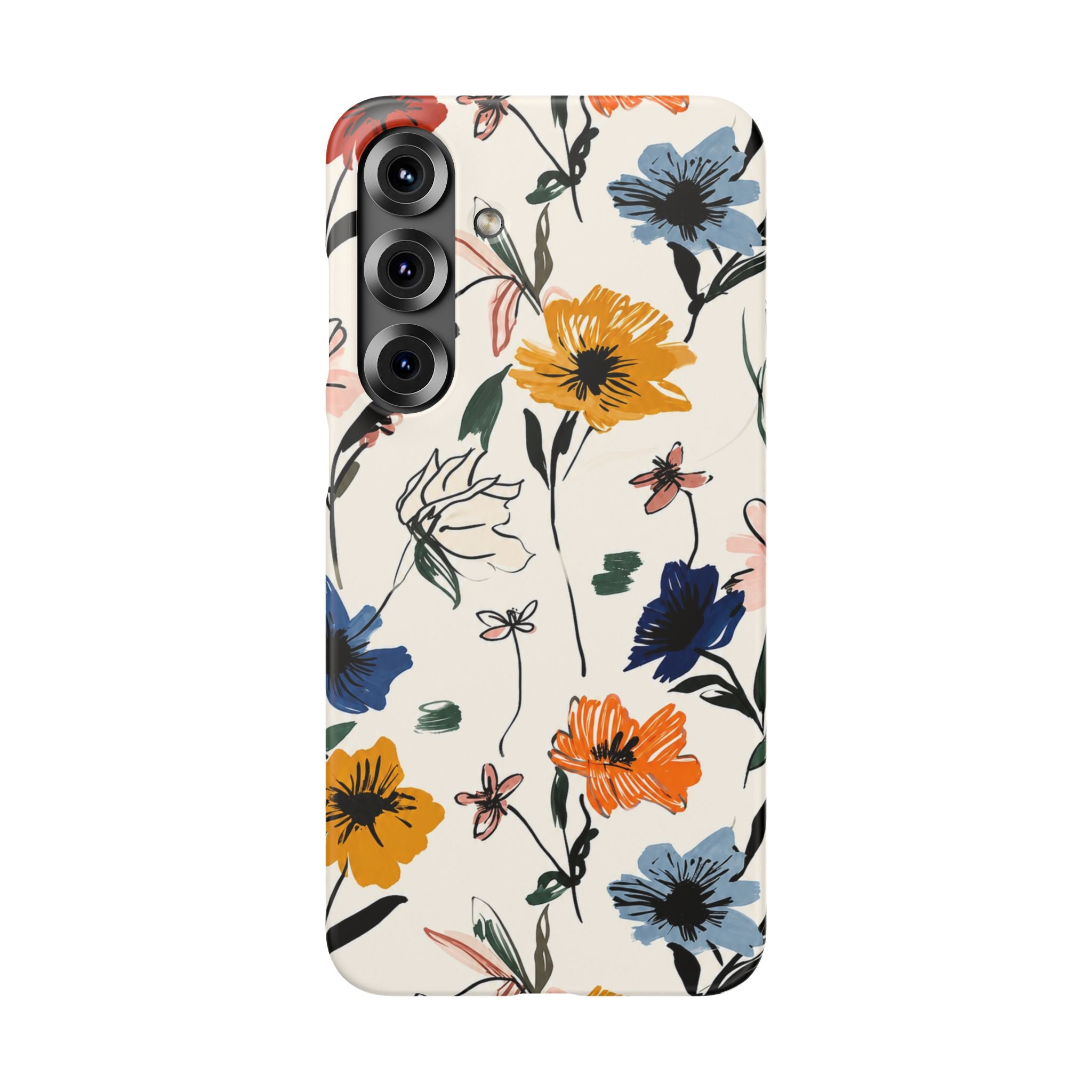 Wildflower Sketch Phone Case