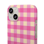 Pink Gingham Phone Case