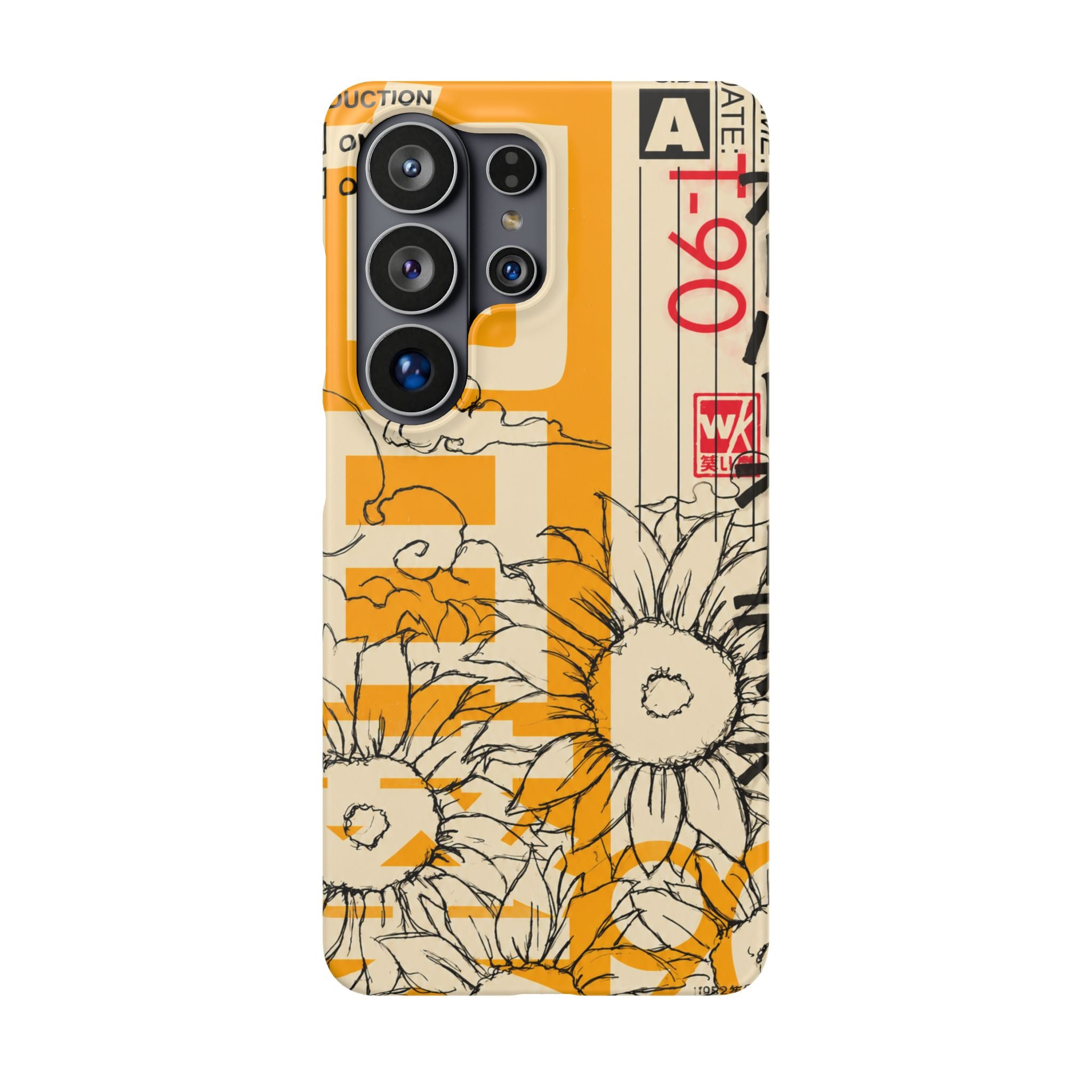 Retro Cassette Floral Phone Case