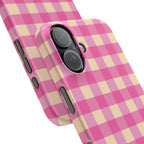 Pink Gingham Phone Case