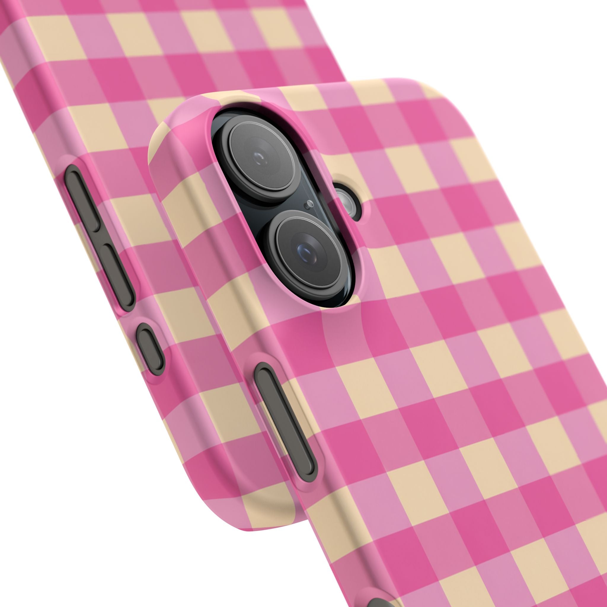 Pink Gingham Phone Case