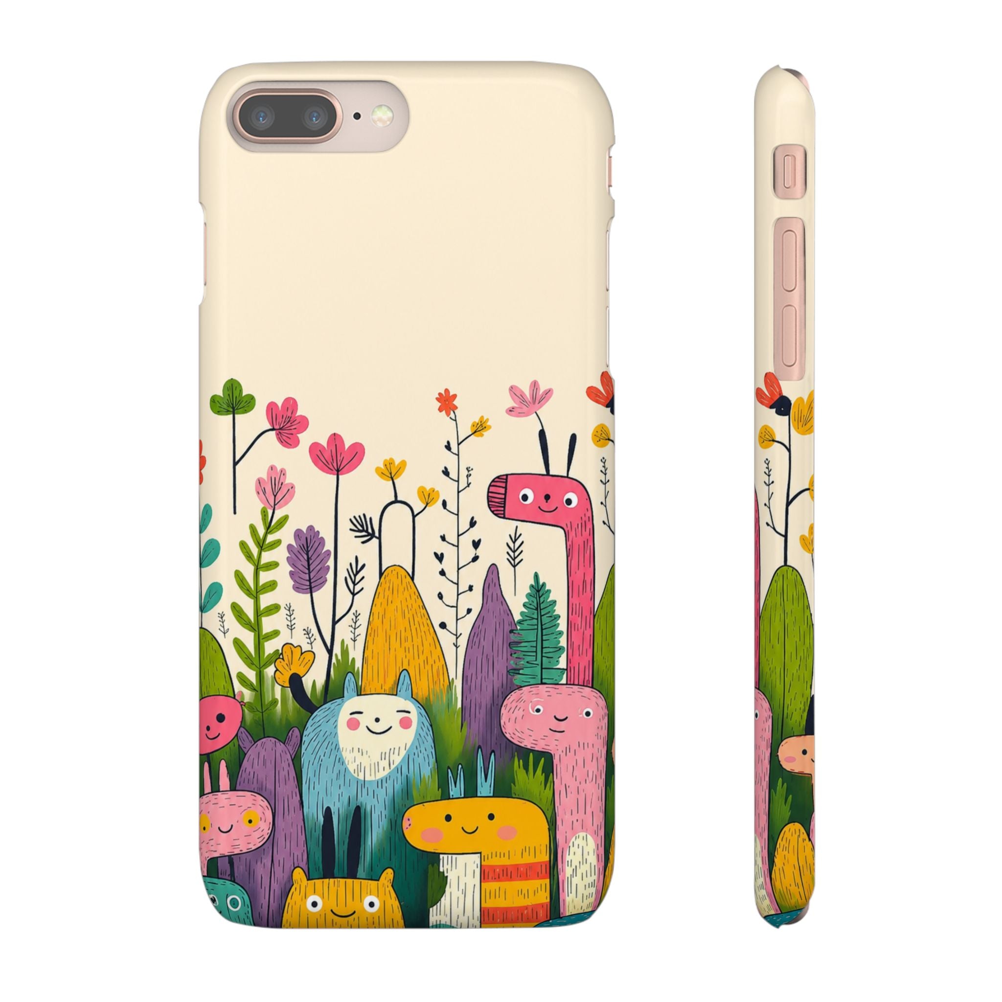 Cute Monster Garden Phone Case