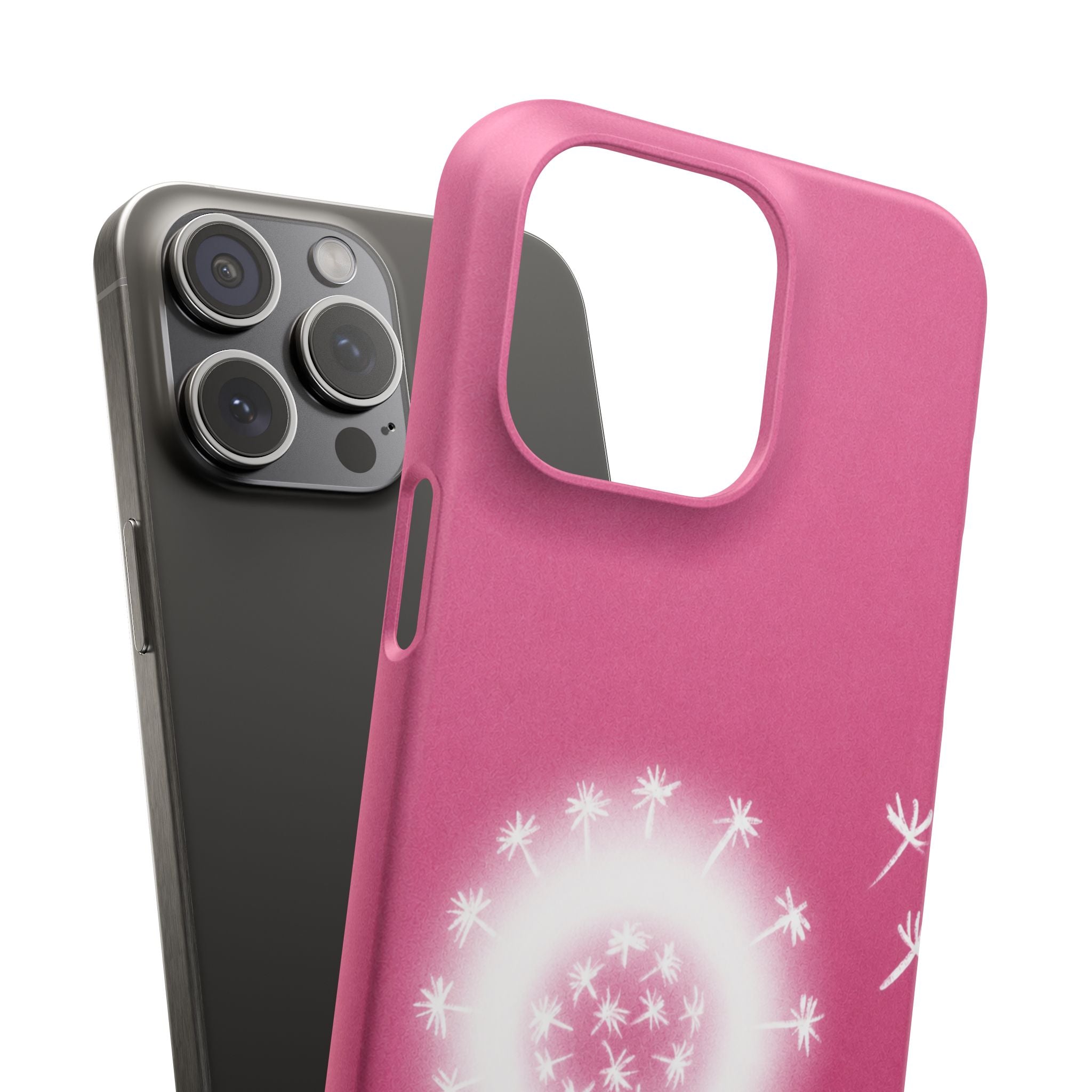 Pink Dandelion Phone Case
