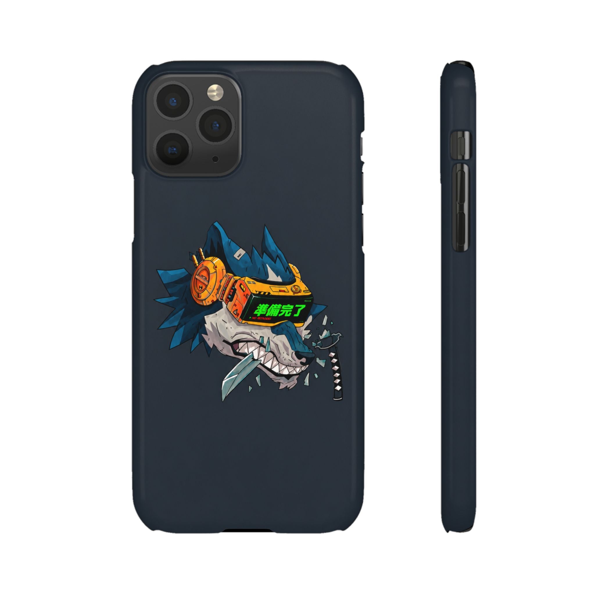 Cyberpunk Wolf Phone Case