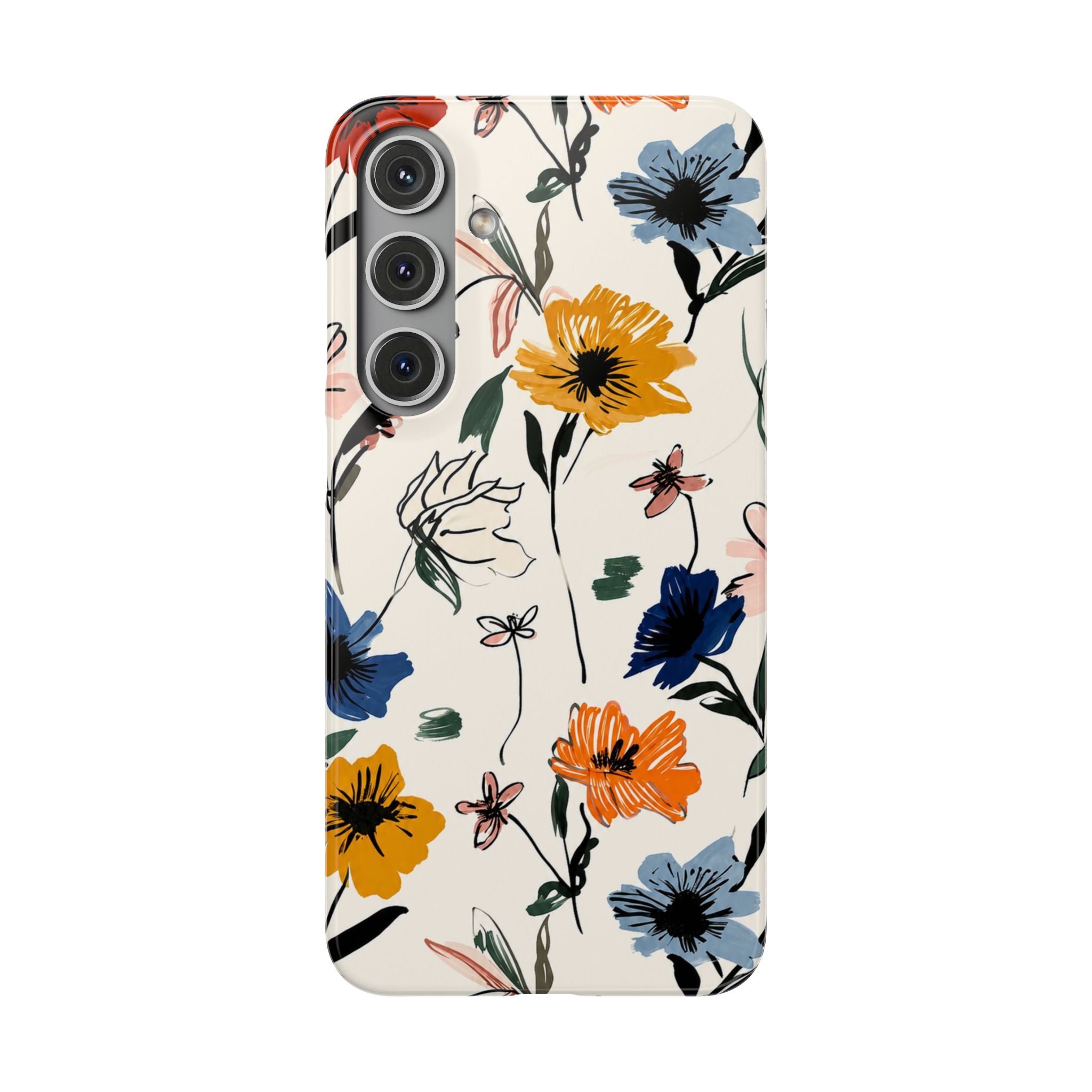 Wildflower Sketch Phone Case