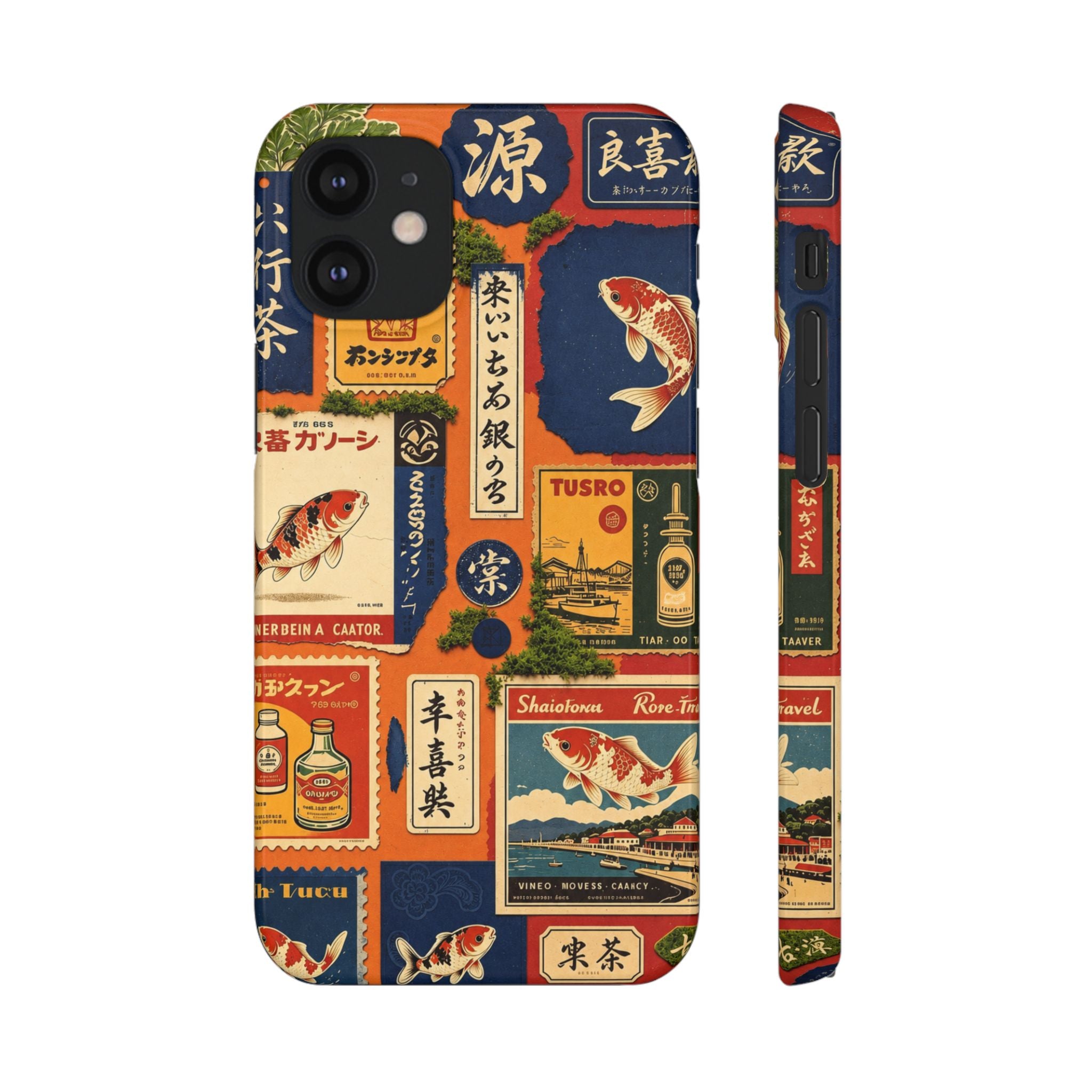 Vintage Japanese Koi Phone Case