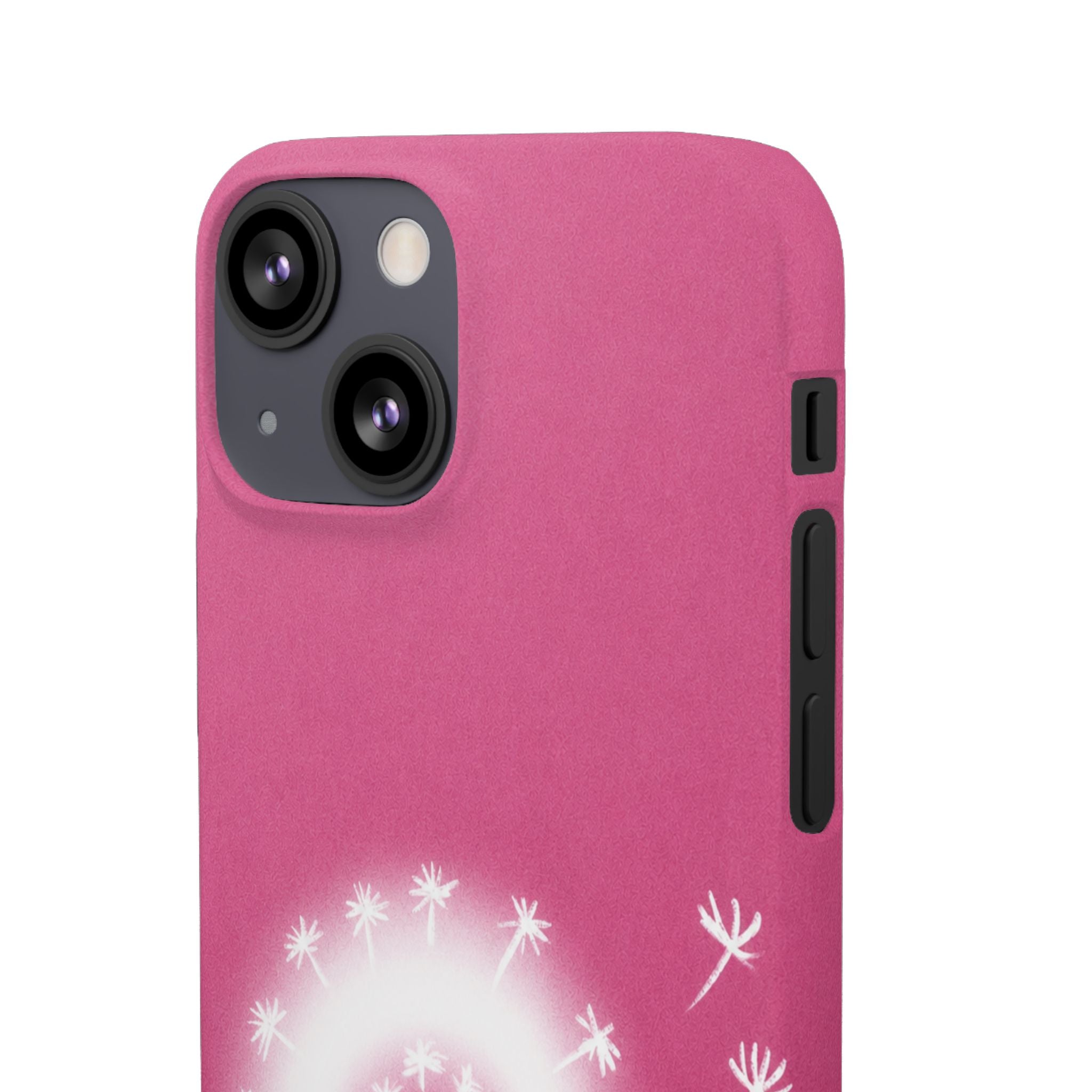 Pink Dandelion Phone Case
