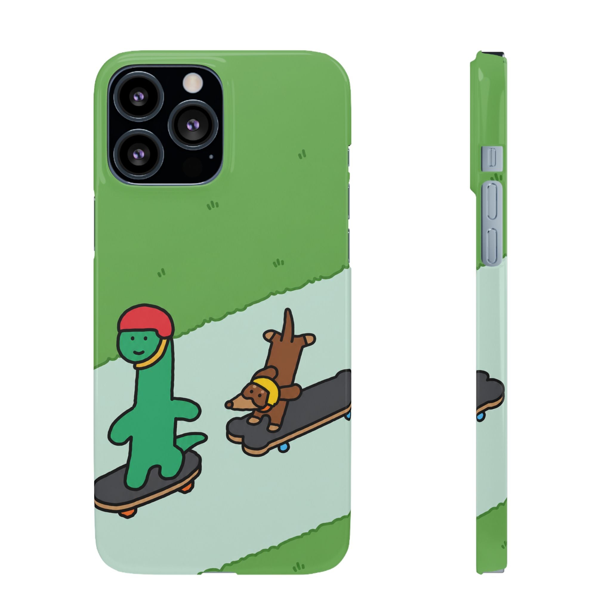 Skater Dino Phone Case