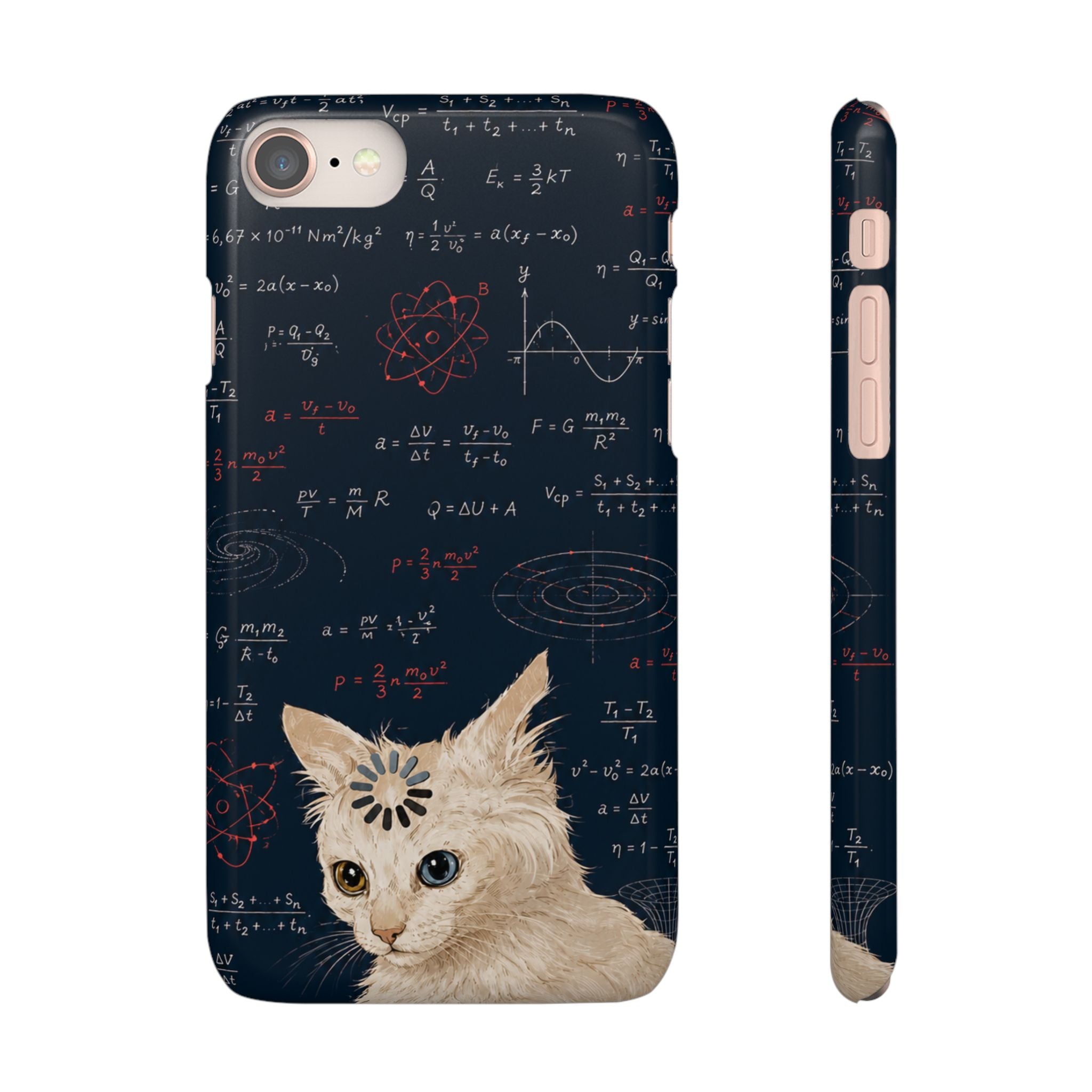 Quantum Kitty Physics Phone Case