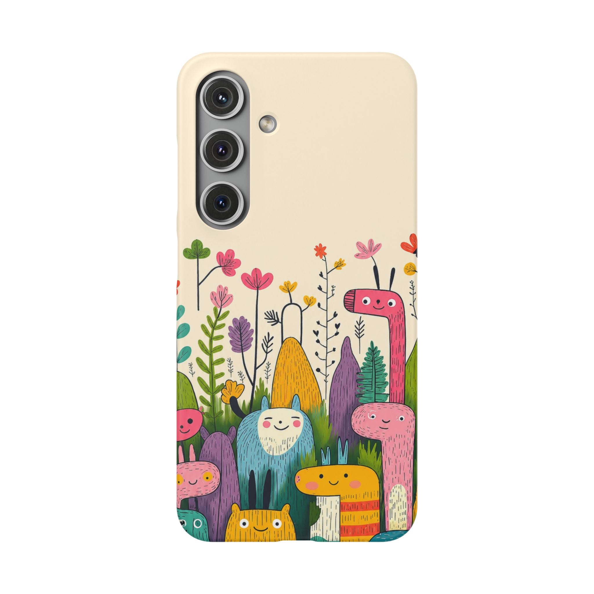 Cute Monster Garden Phone Case