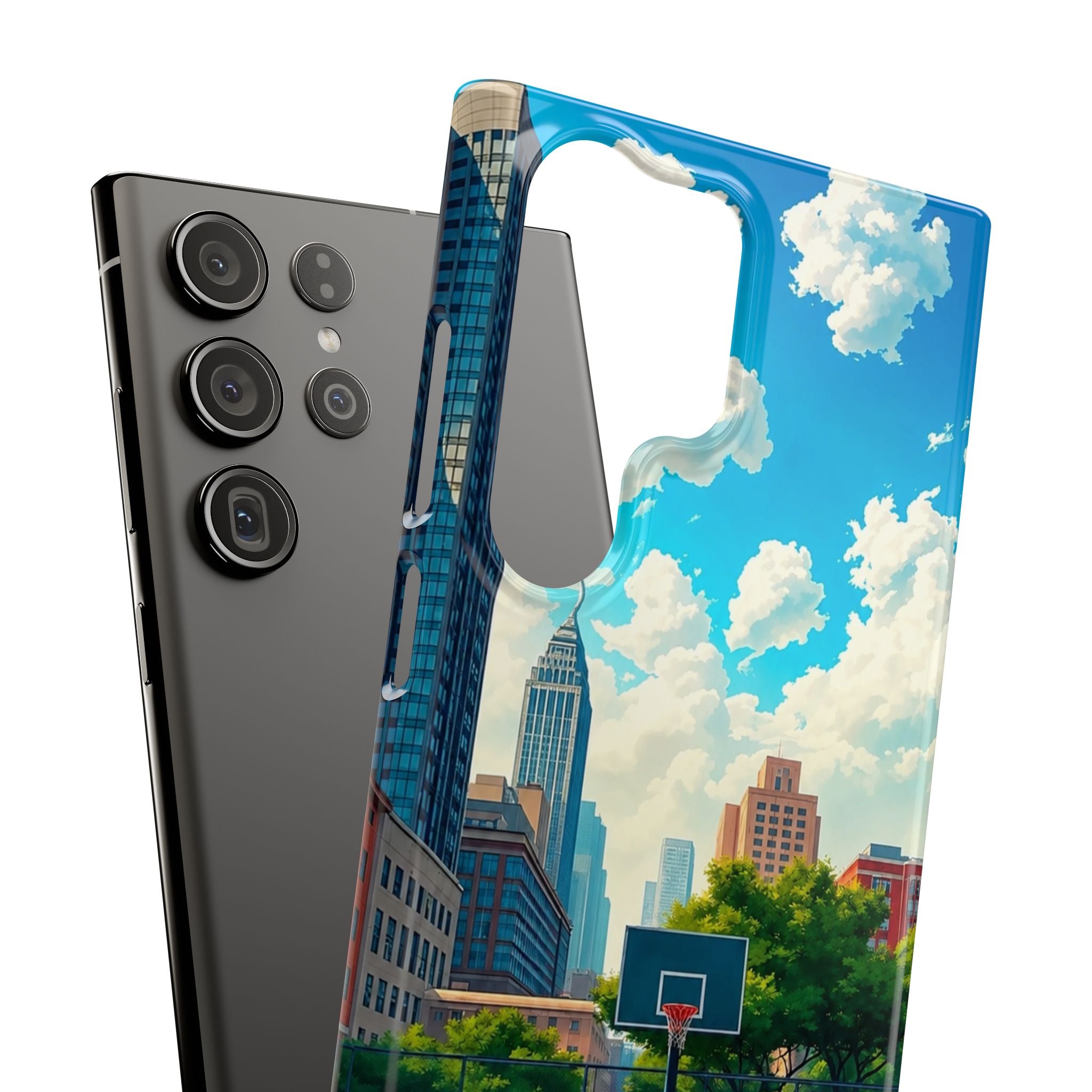 Urban Basketball Court Phone Case