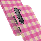 Pink Gingham Phone Case