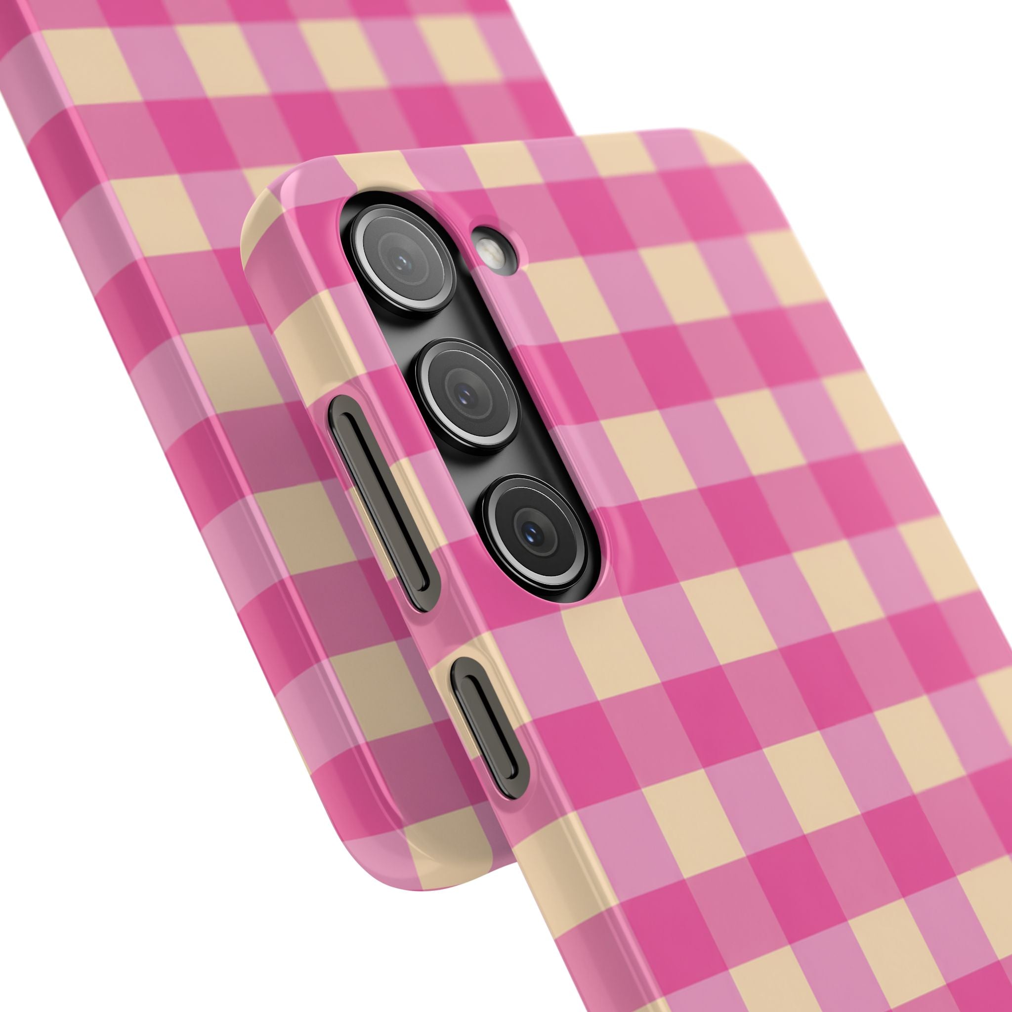 Pink Gingham Phone Case