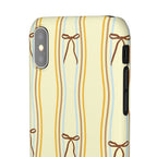 Bow Stripe Phone Case