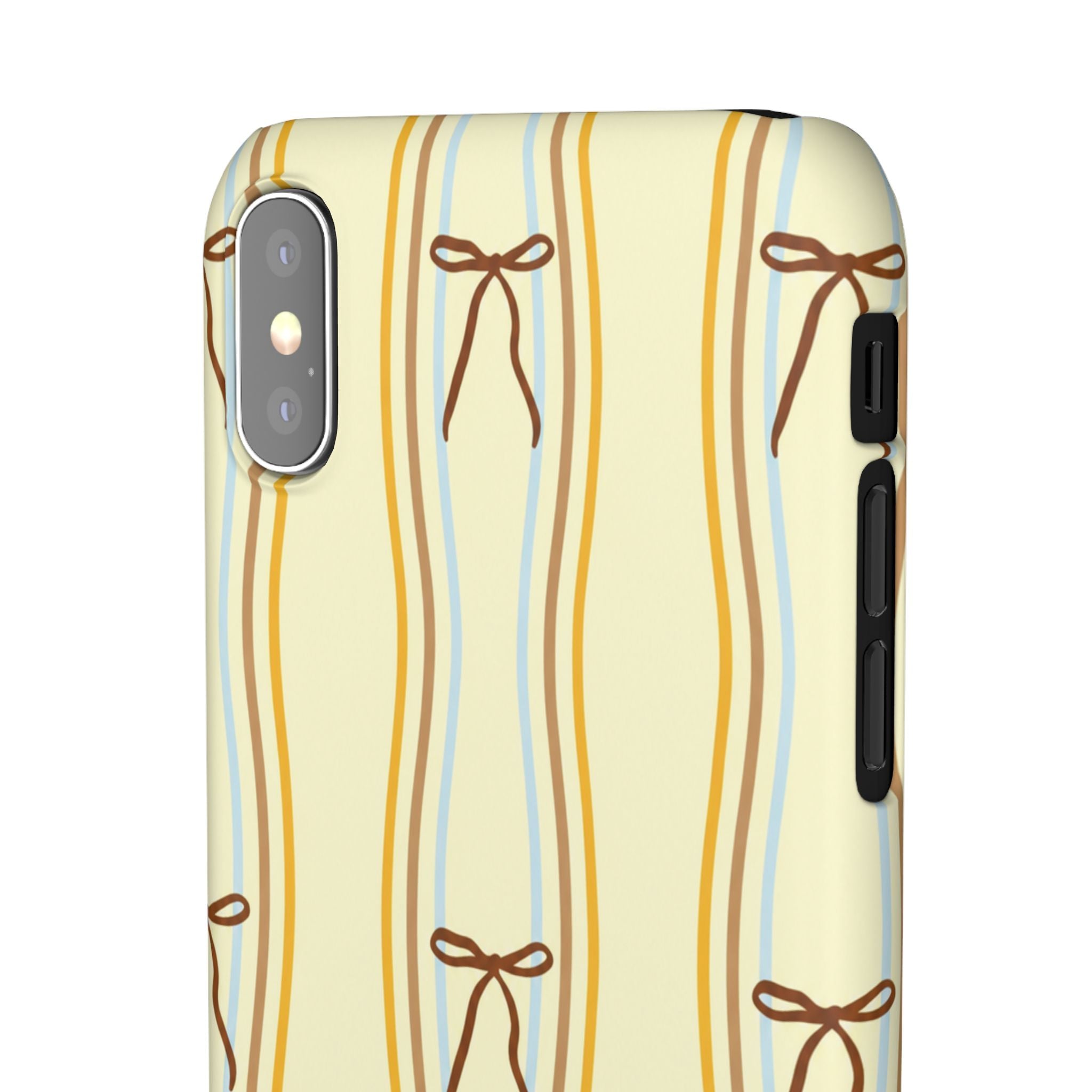 Bow Stripe Phone Case