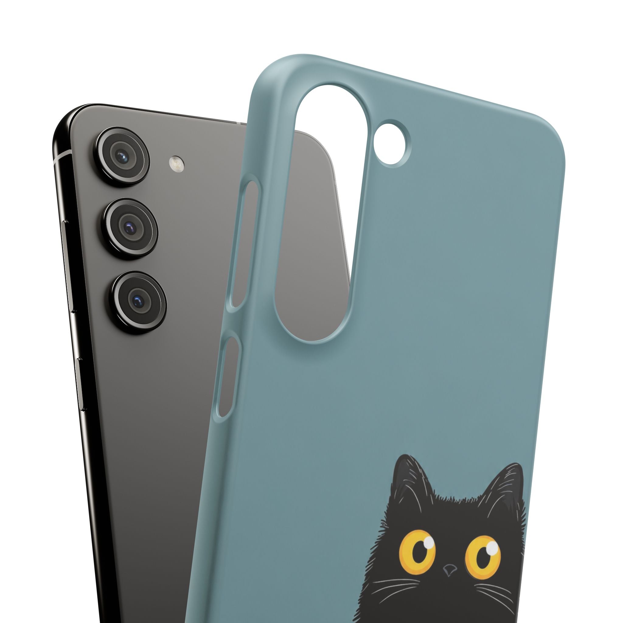 Cute Black Cat Phone Case