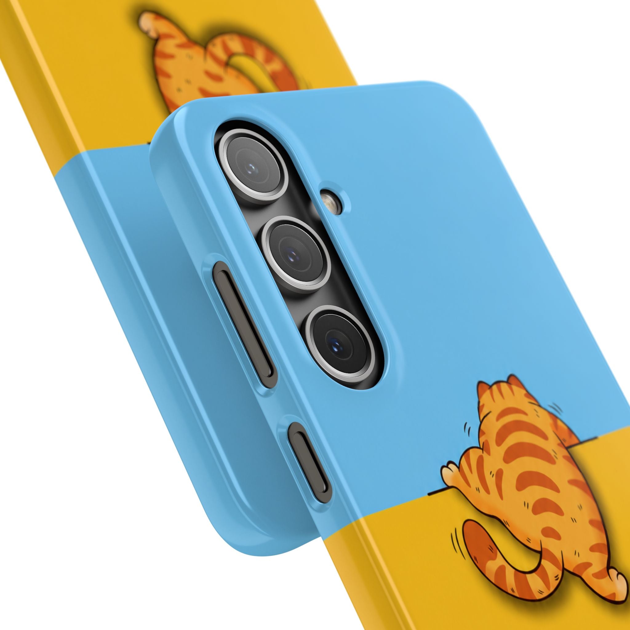 Peekaboo Orange Cat Phone Case