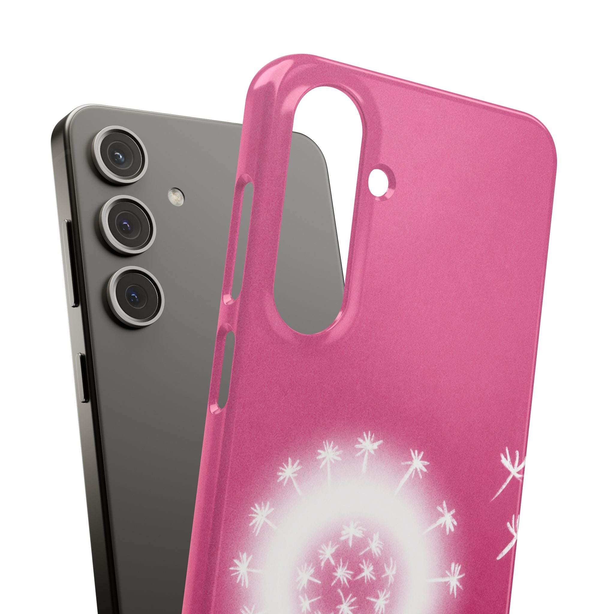 Pink Dandelion Phone Case