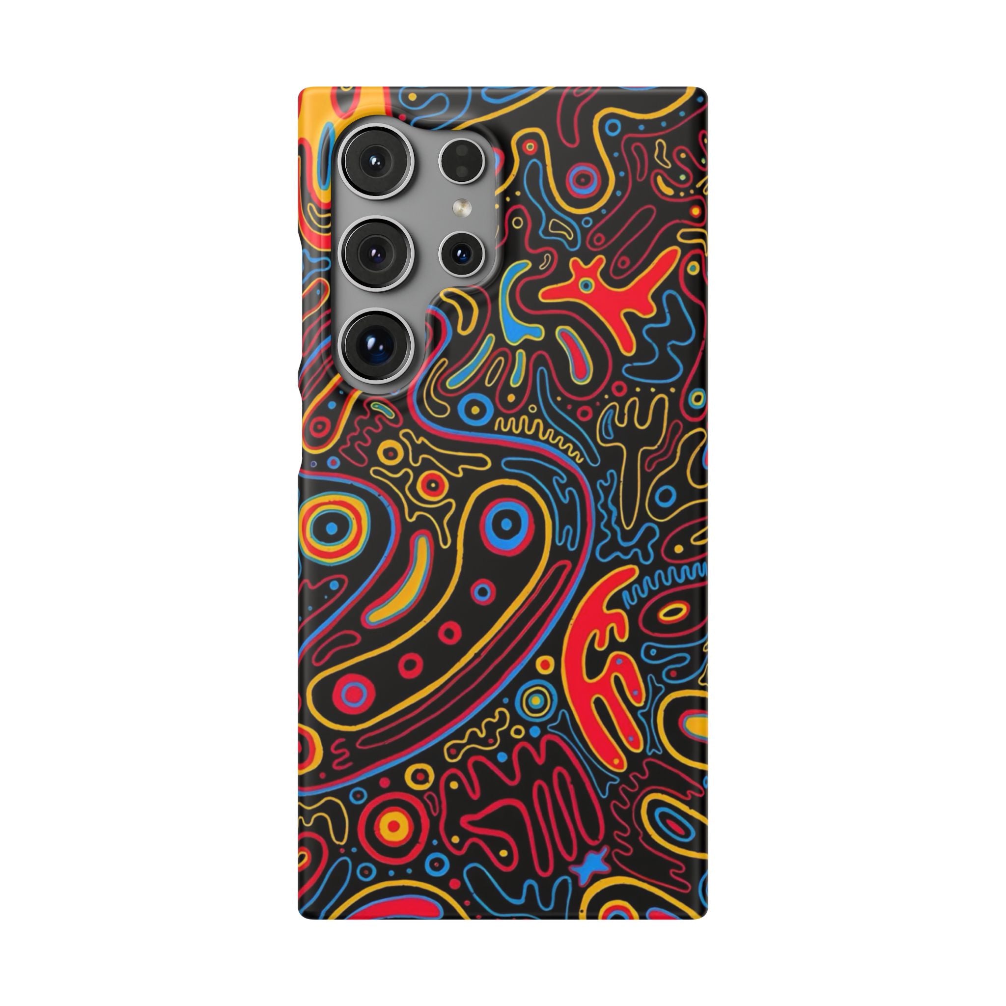 Neon Maze Phone Case