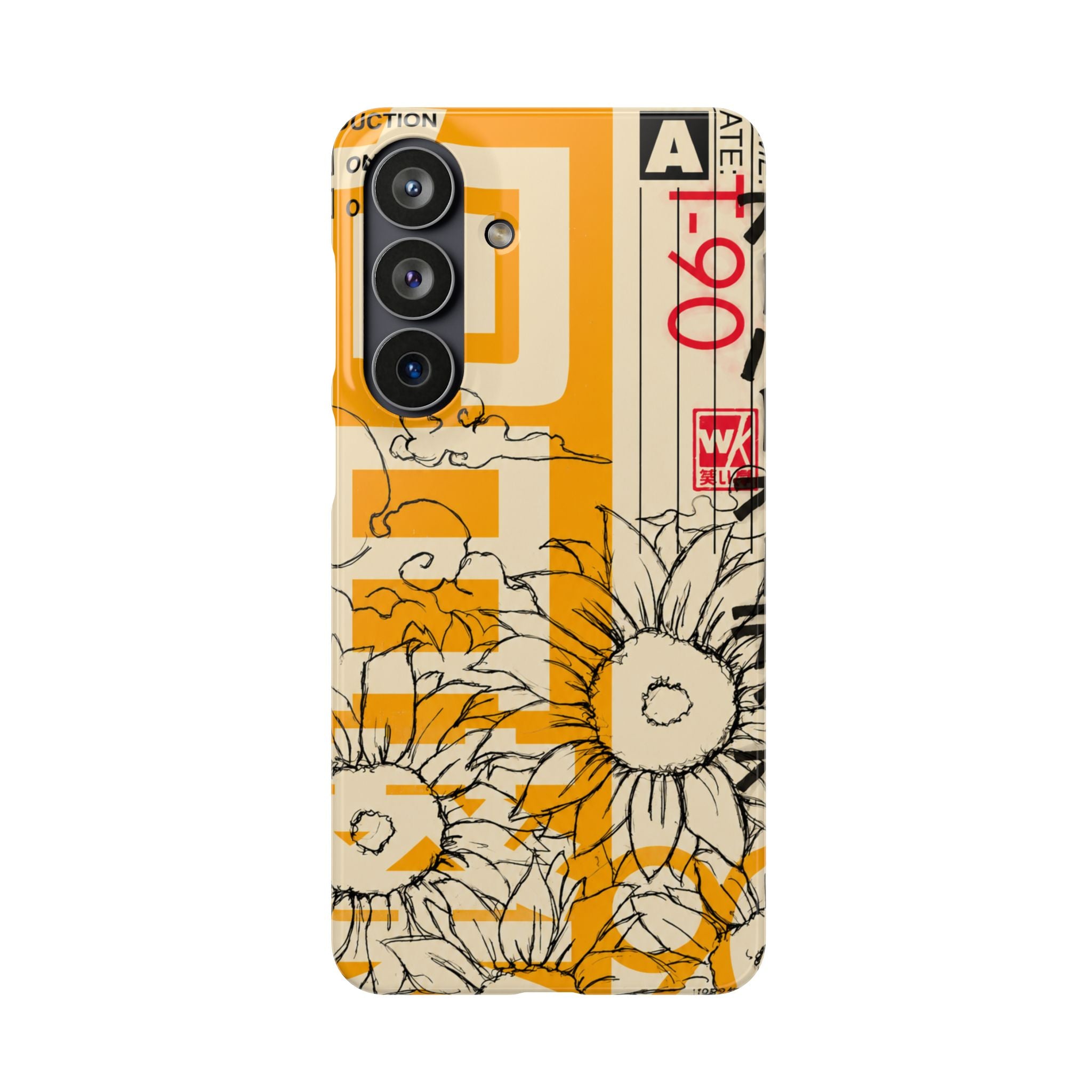Retro Cassette Floral Phone Case