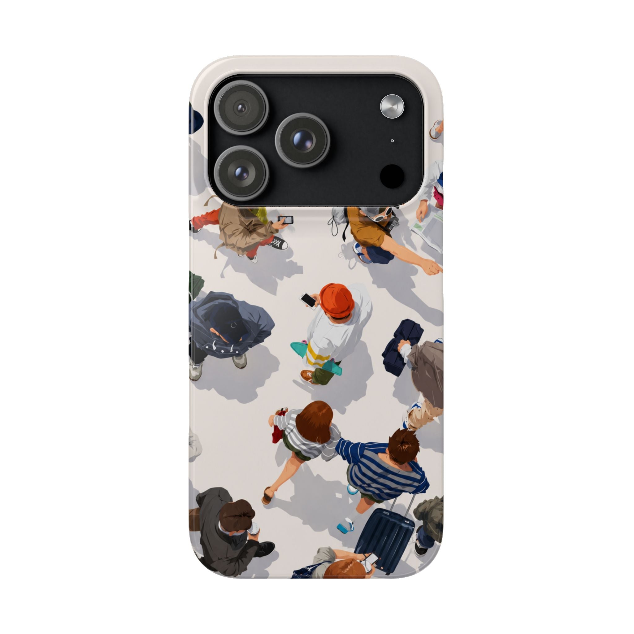 City Crowd Aesthetic Phone Case