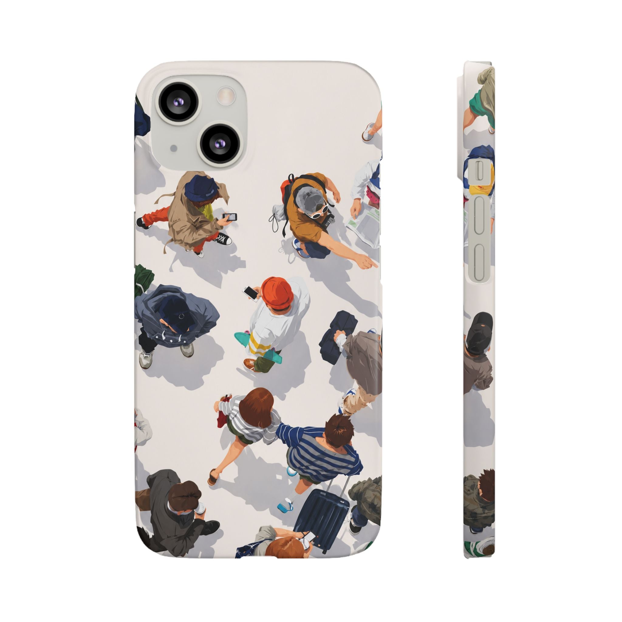 City Crowd Aesthetic Phone Case