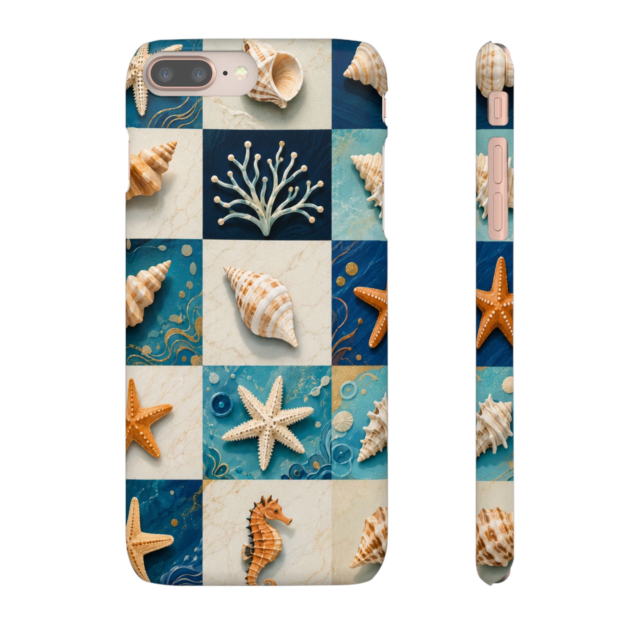 Coastal Seashell Mosaic Phone Case